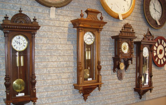 Antique Clocks at Keil's Clock Shop in Belleville, Illinois Antique Clocks at Keil's Clock Shop in Belleville, Illinois
